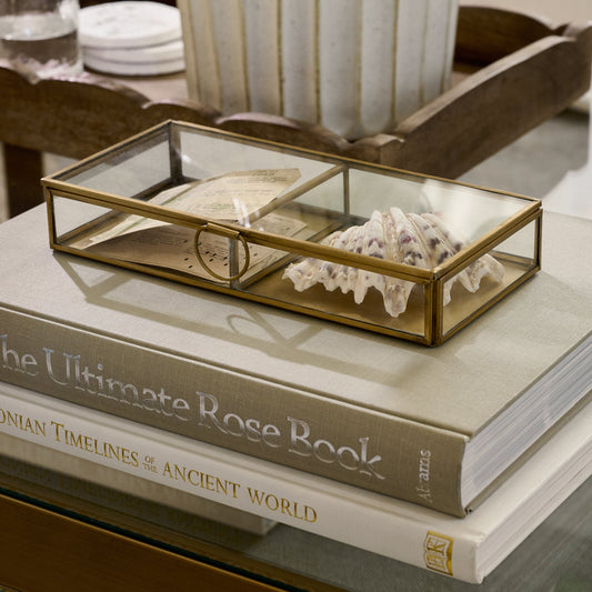 Antique Brass Keepsake Box