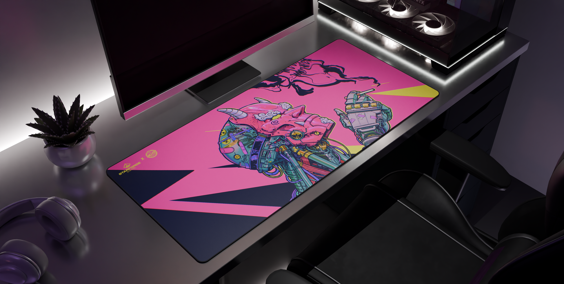 Breathing the Evil - Desk Mat