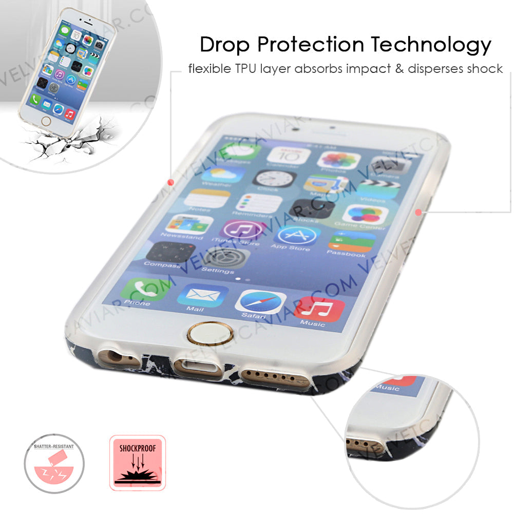 Black Panther Marble iPhone Case