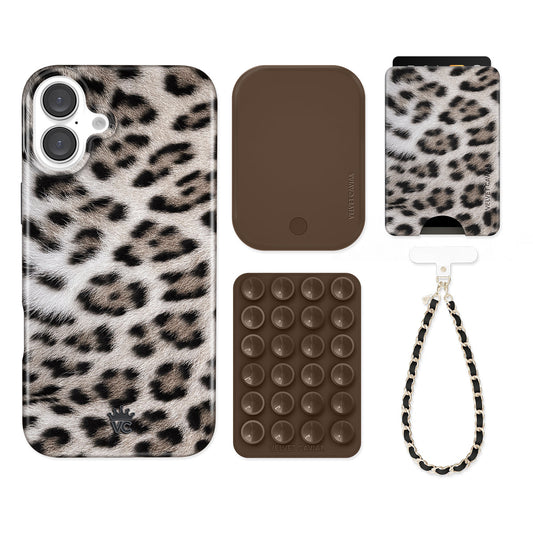 Arctic Leopard iPhone Bundle Set - Wallet