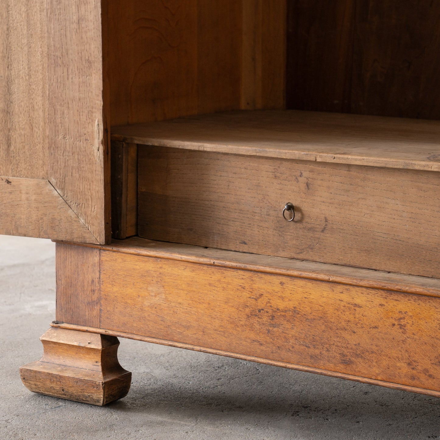 Antique Solid Wood Armoire from the Netherlands