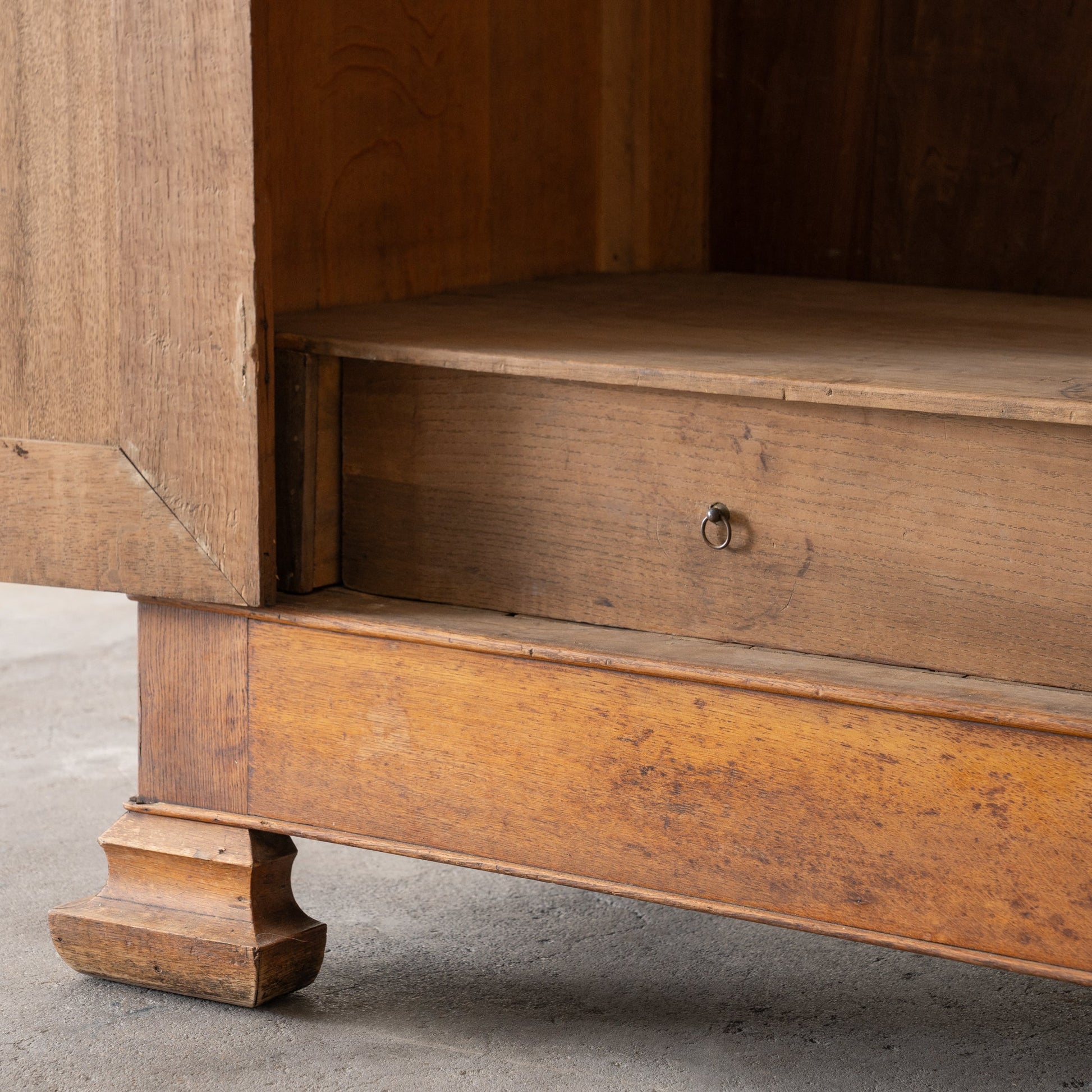 Antique Solid Wood Armoire from the Netherlands