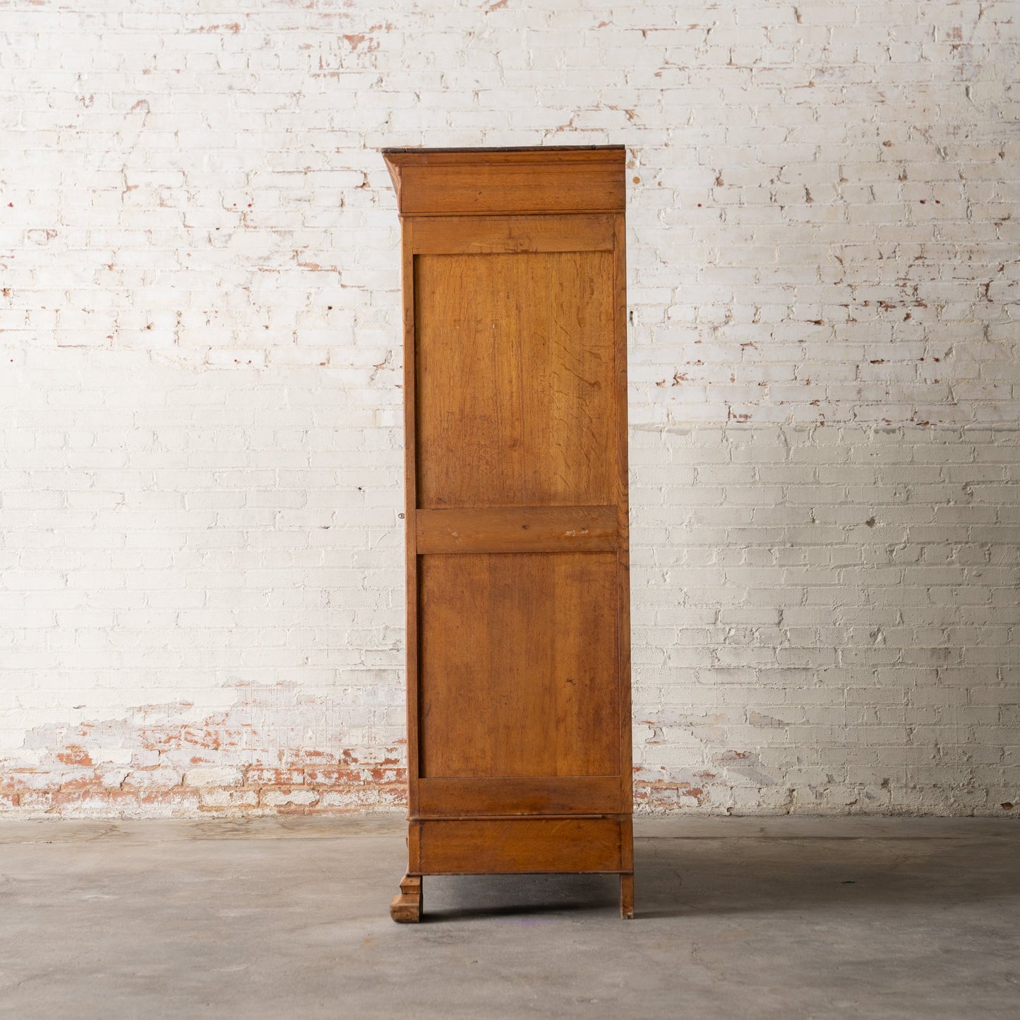 Antique Solid Wood Armoire from the Netherlands