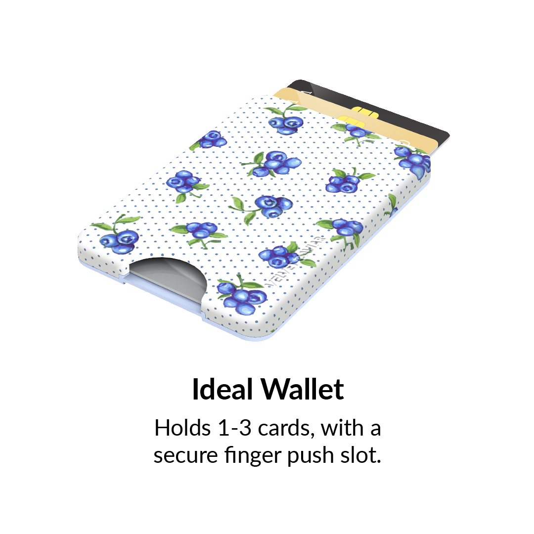 Blueberry Baby MagSafe Wallet