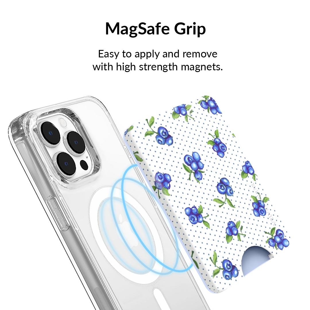 Blueberry Baby MagSafe Wallet