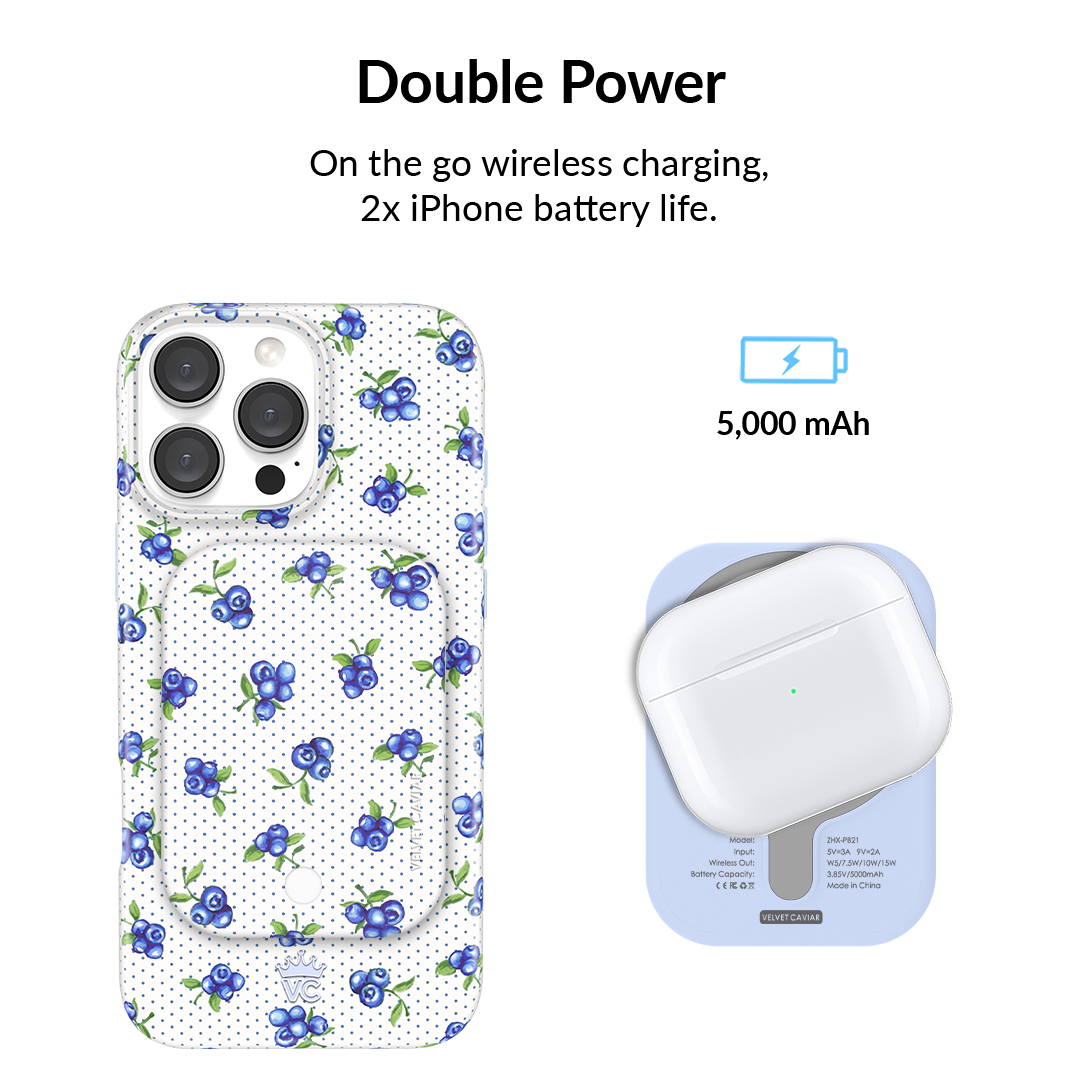 Blueberry Baby MagSafe Battery Power Pack