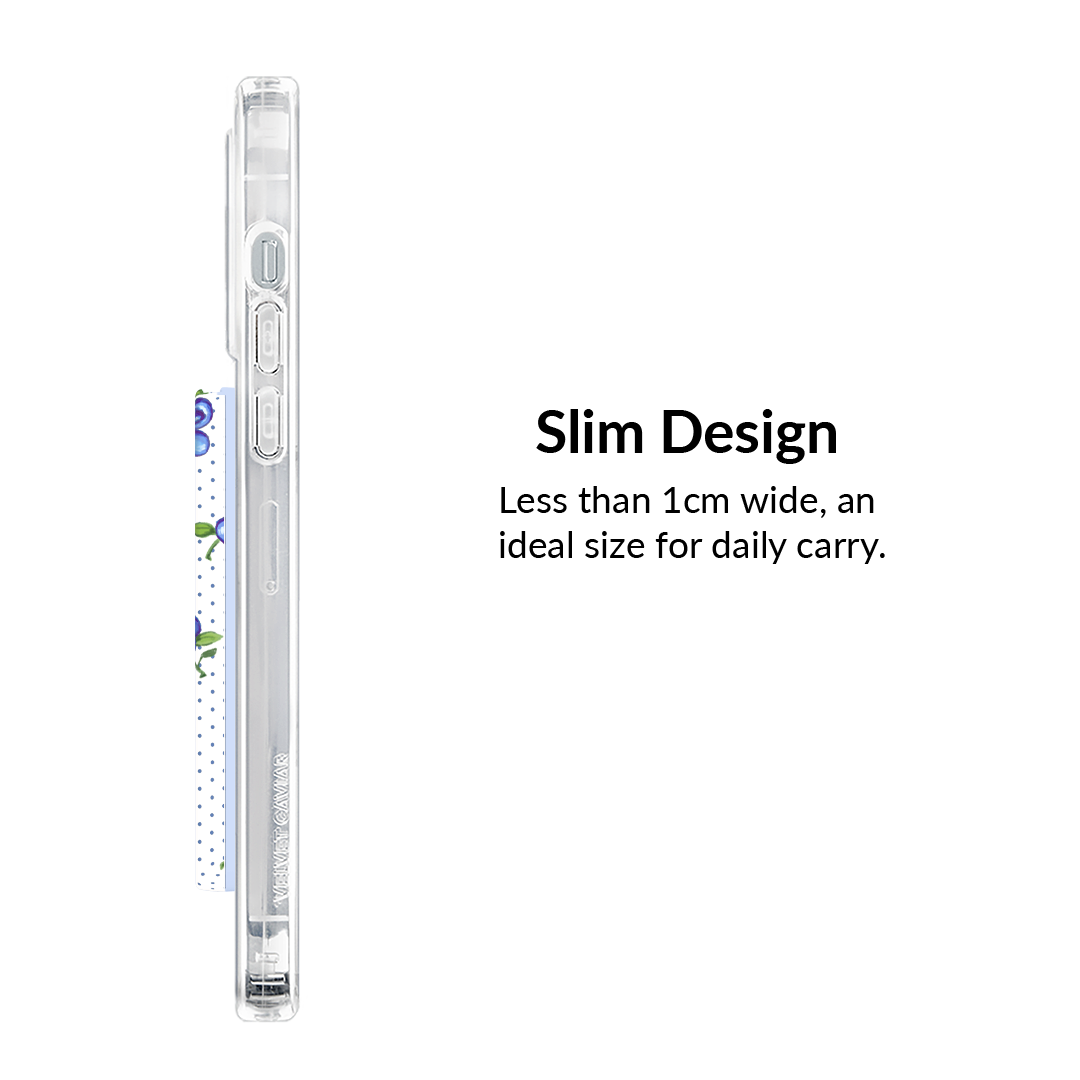 Blueberry Baby MagSafe Wallet