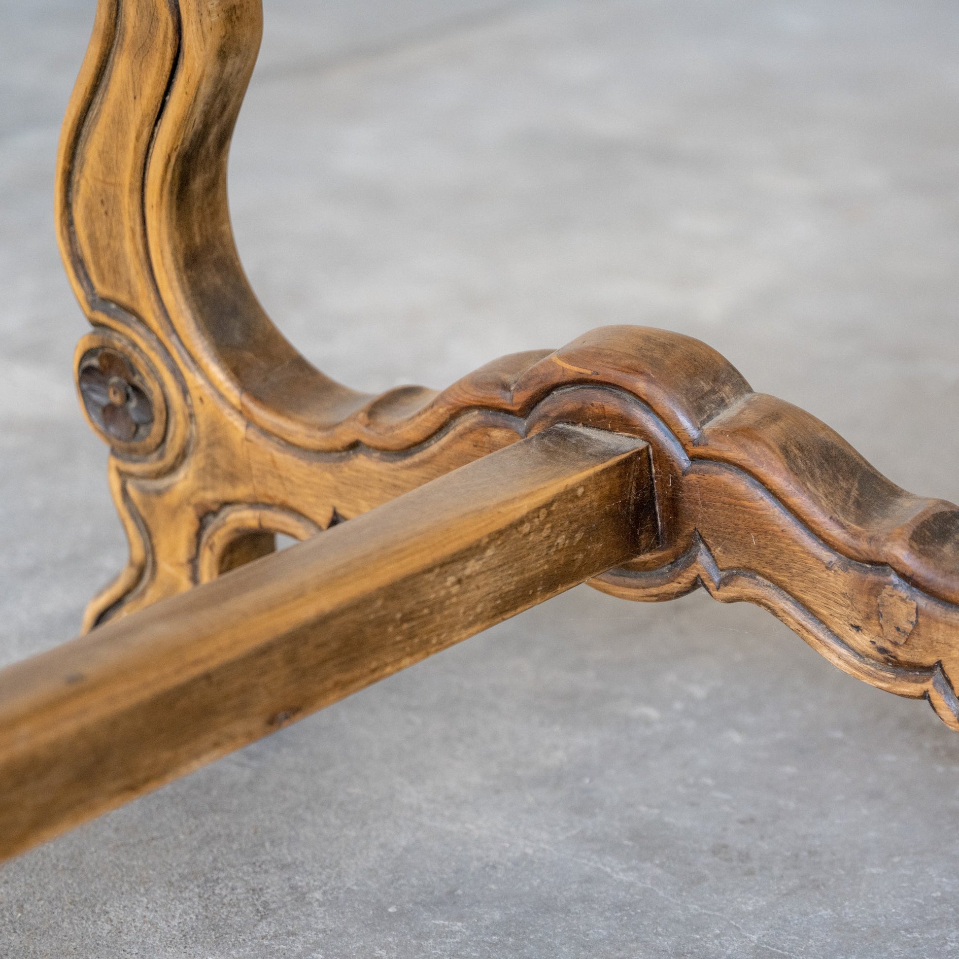 Antique Solid Oak Spanish Colonial Table