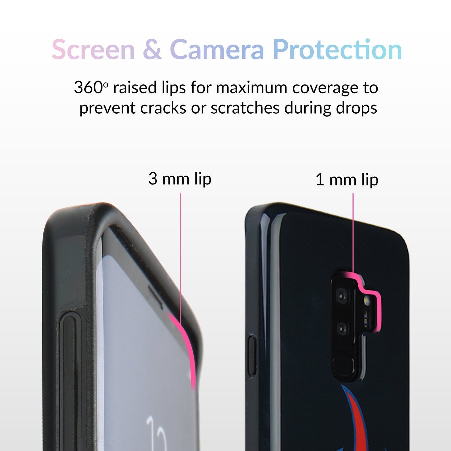 Blue Chrome Flames Samsung Galaxy Case