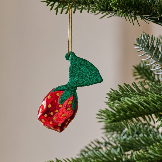 Vintage Strawberry Candies Ornament