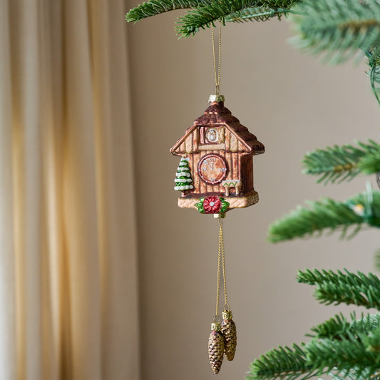 Vintage Cuckoo Clock Ornament