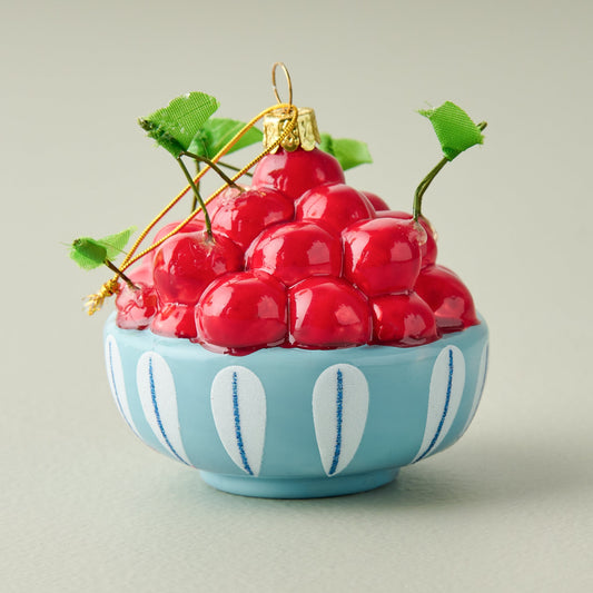 Bowl of Cherries Ornament