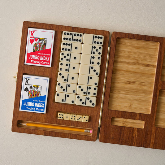 Wooden Poker Set