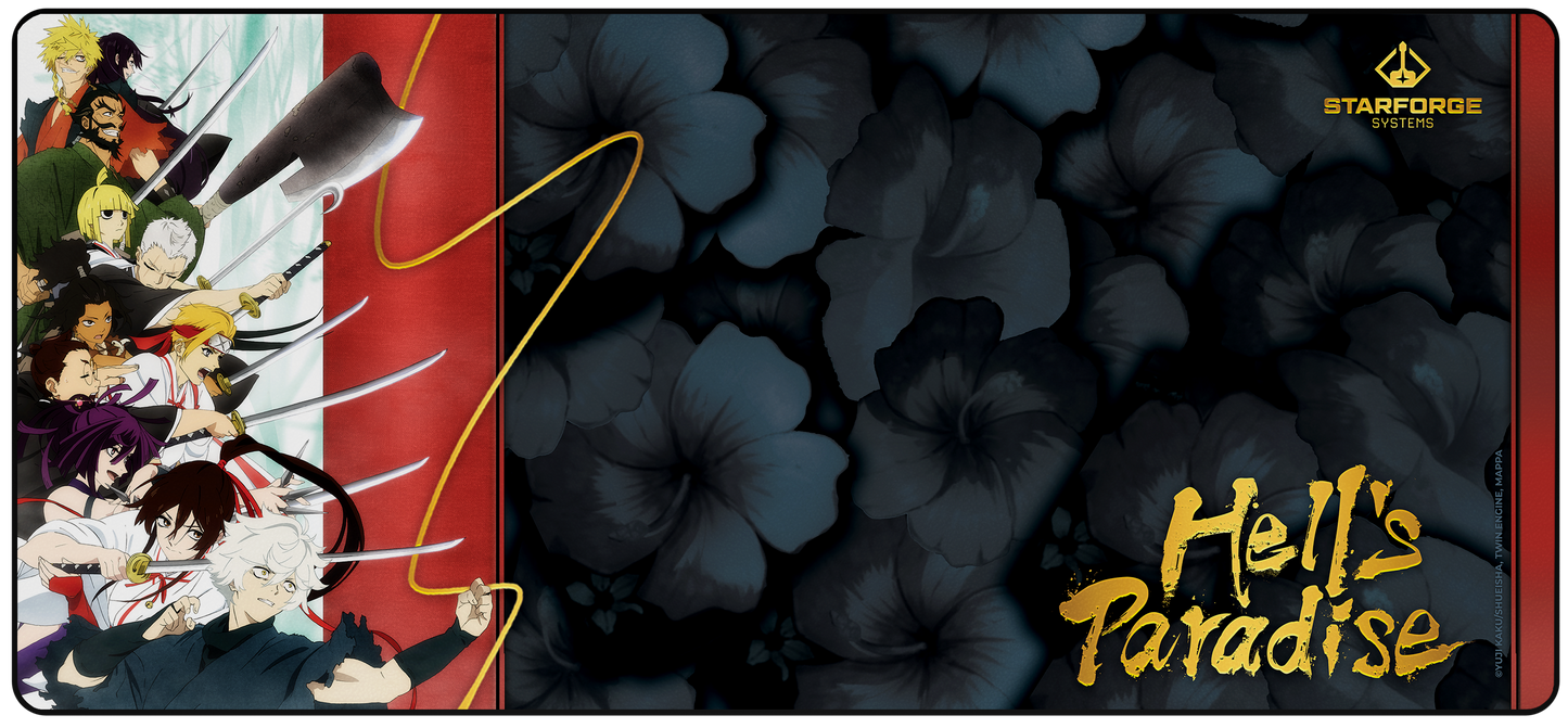 Attack - Hell's Paradise Desk Mat