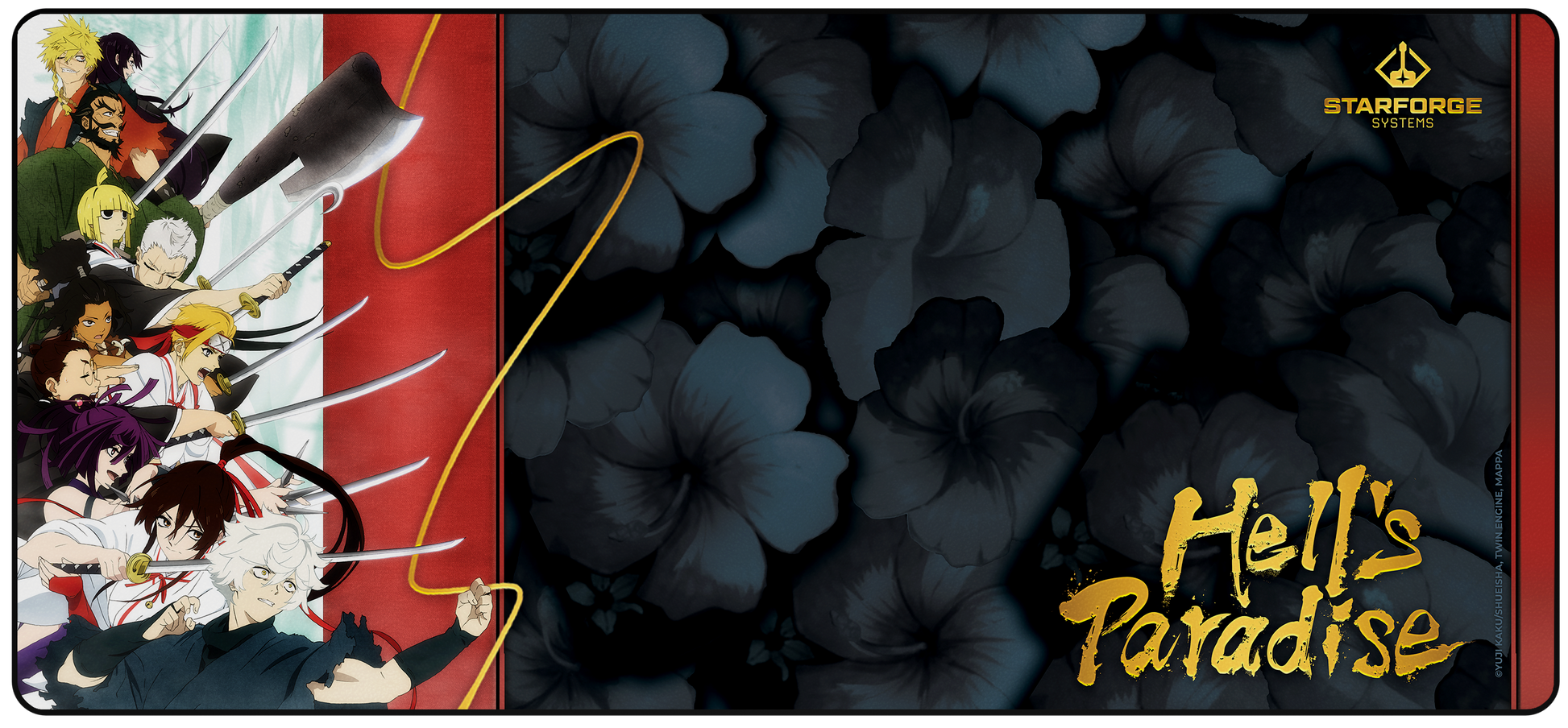 Attack - Hell's Paradise Desk Mat