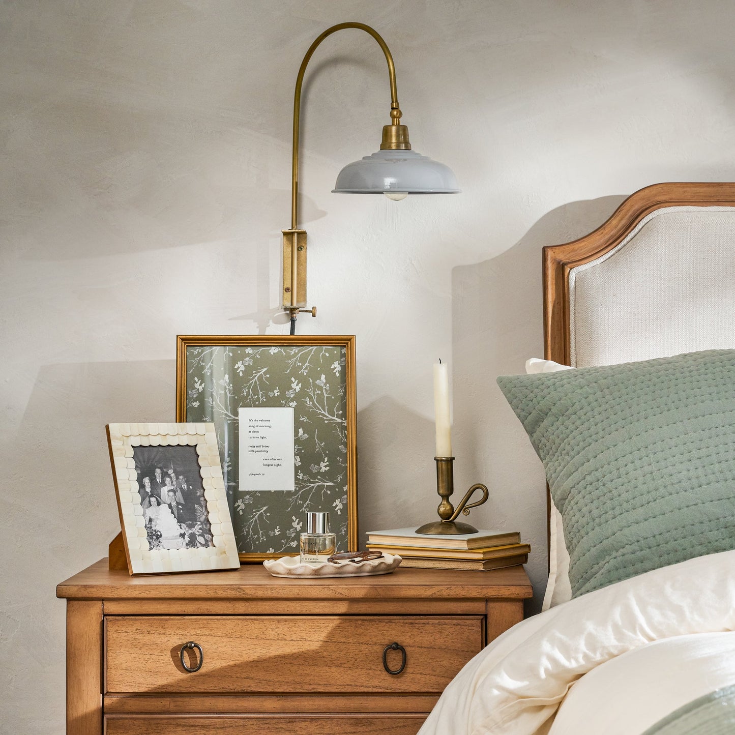 Brass Wright Taper Holder