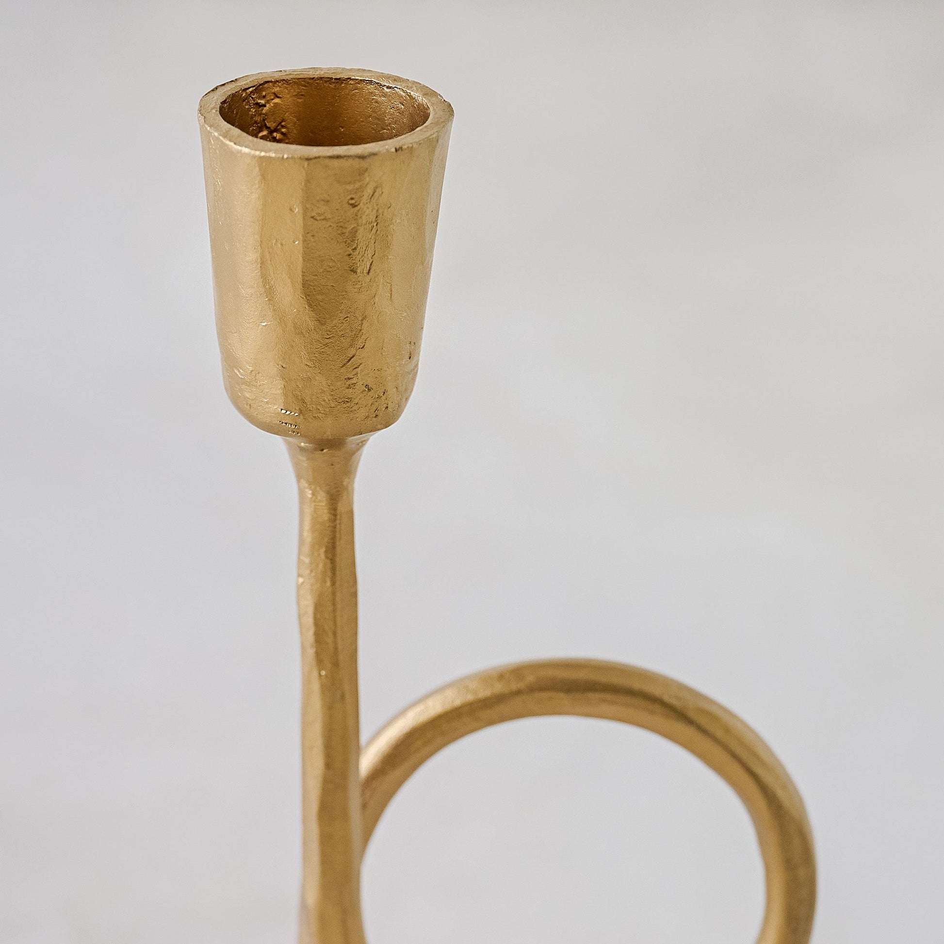 Antique Inspired Trumpet Taper Holder