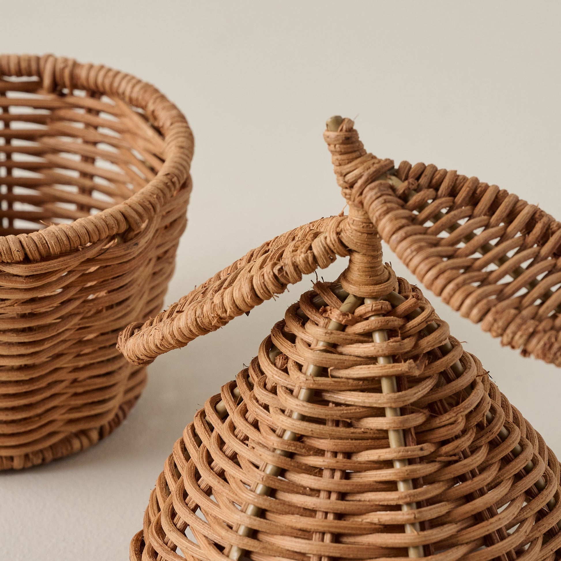 Woven Lemon Canister