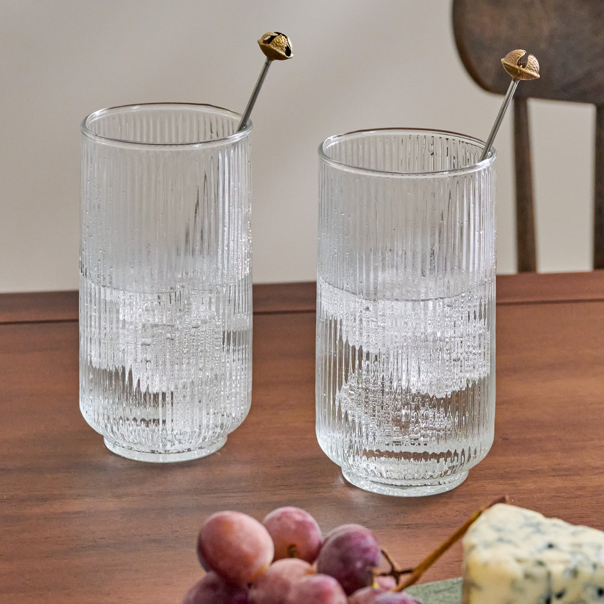 Brass Jingle Bell Cocktail Stirrers