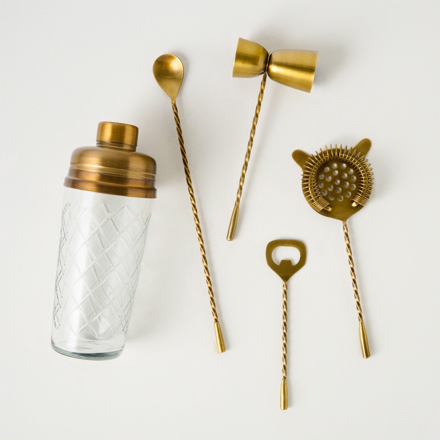 Antique Brass Bar Bundle Pairing