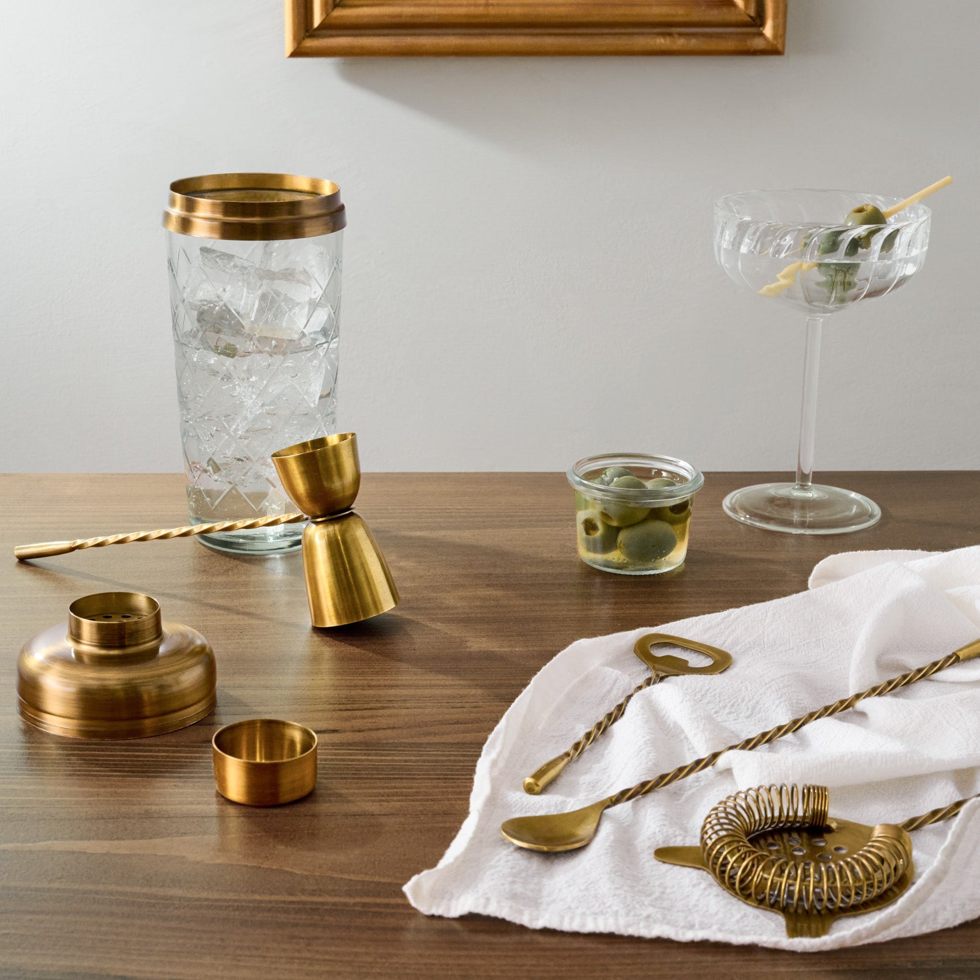 Antique Brass Bar Bundle Pairing
