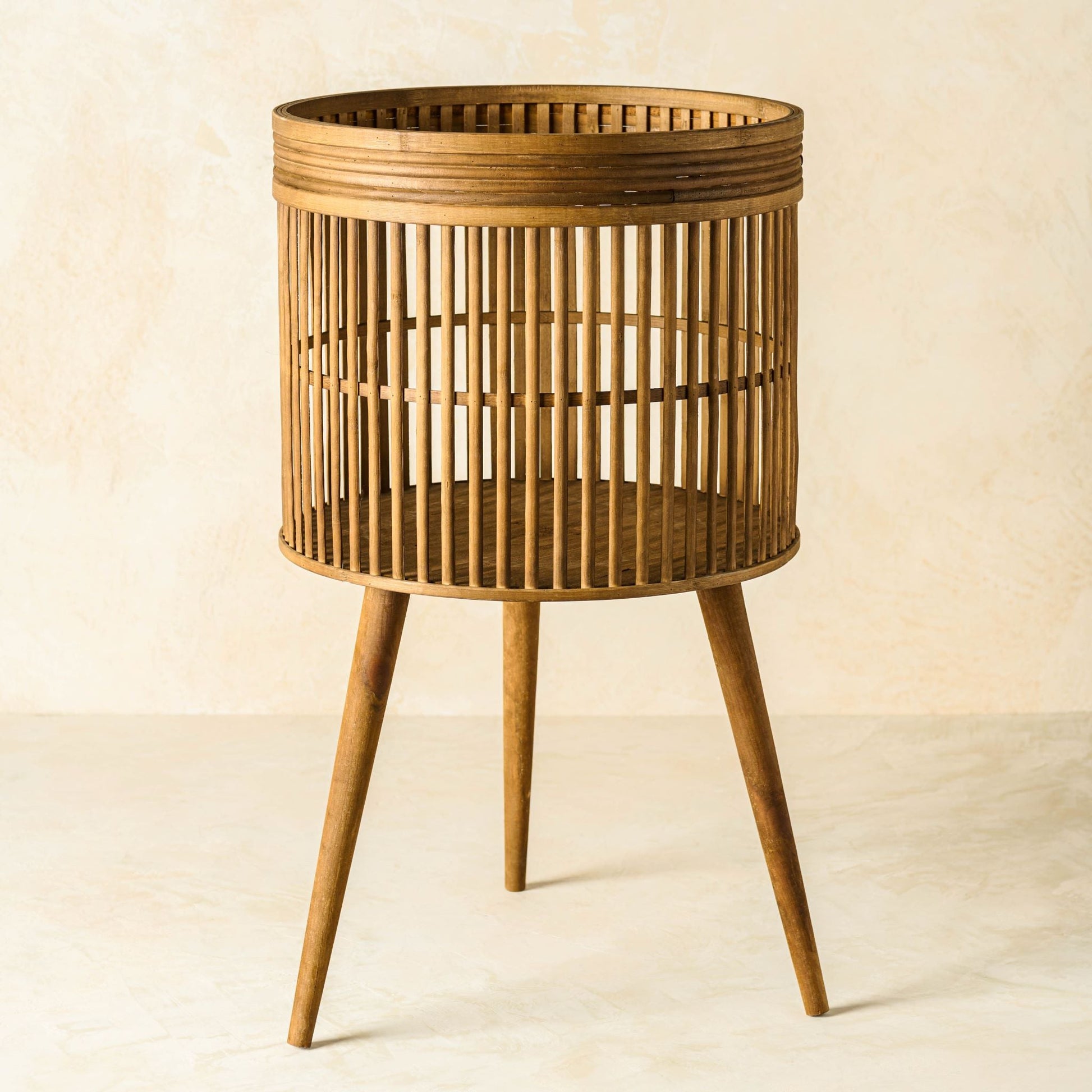 Aged Wood Plant Stand