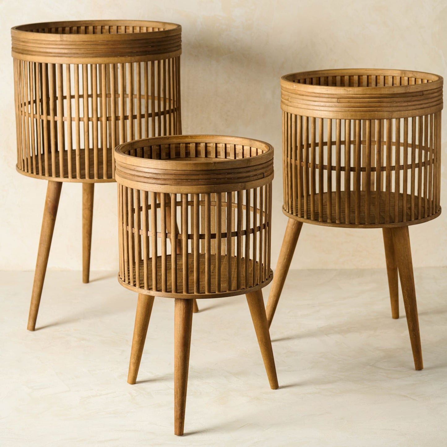 Aged Wood Plant Stand