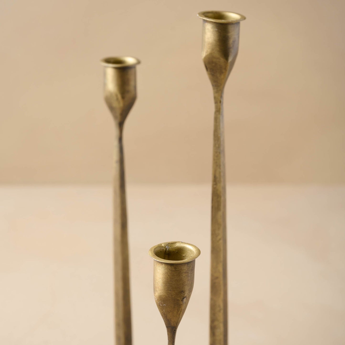 Antique Brass Gatecrest Multi Taper Holder