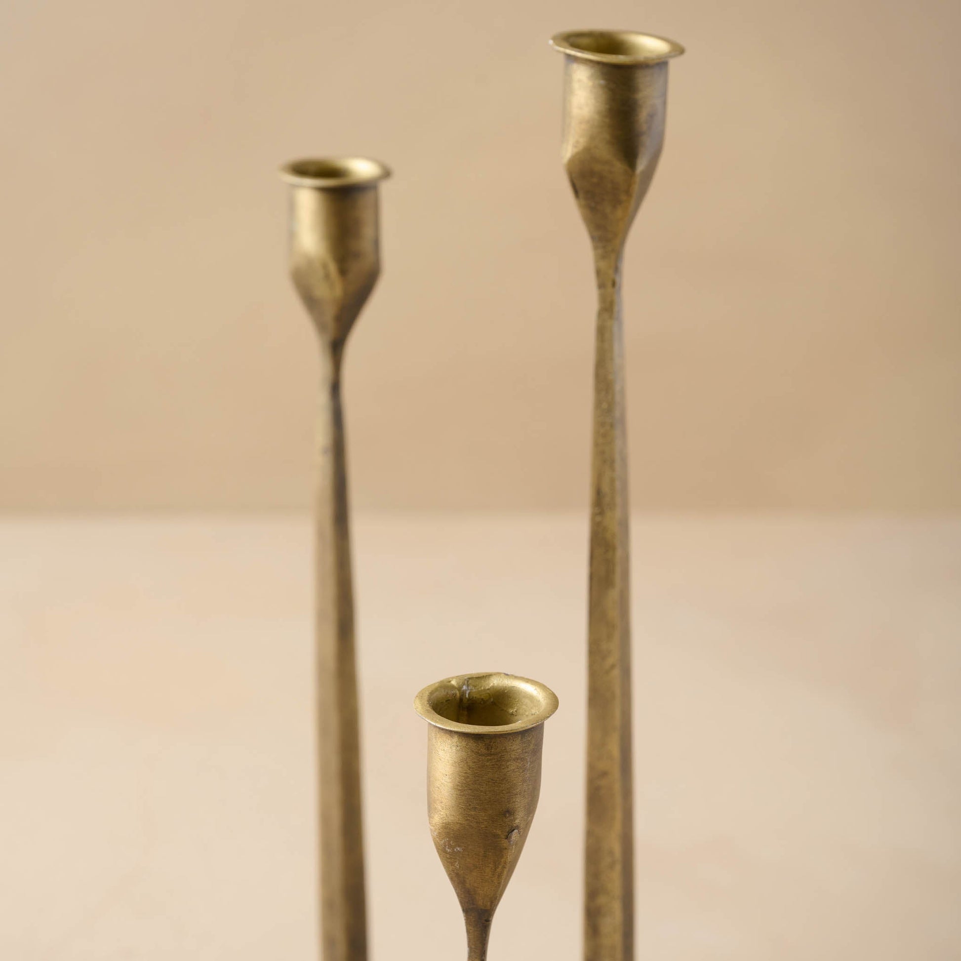 Antique Brass Gatecrest Multi Taper Holder