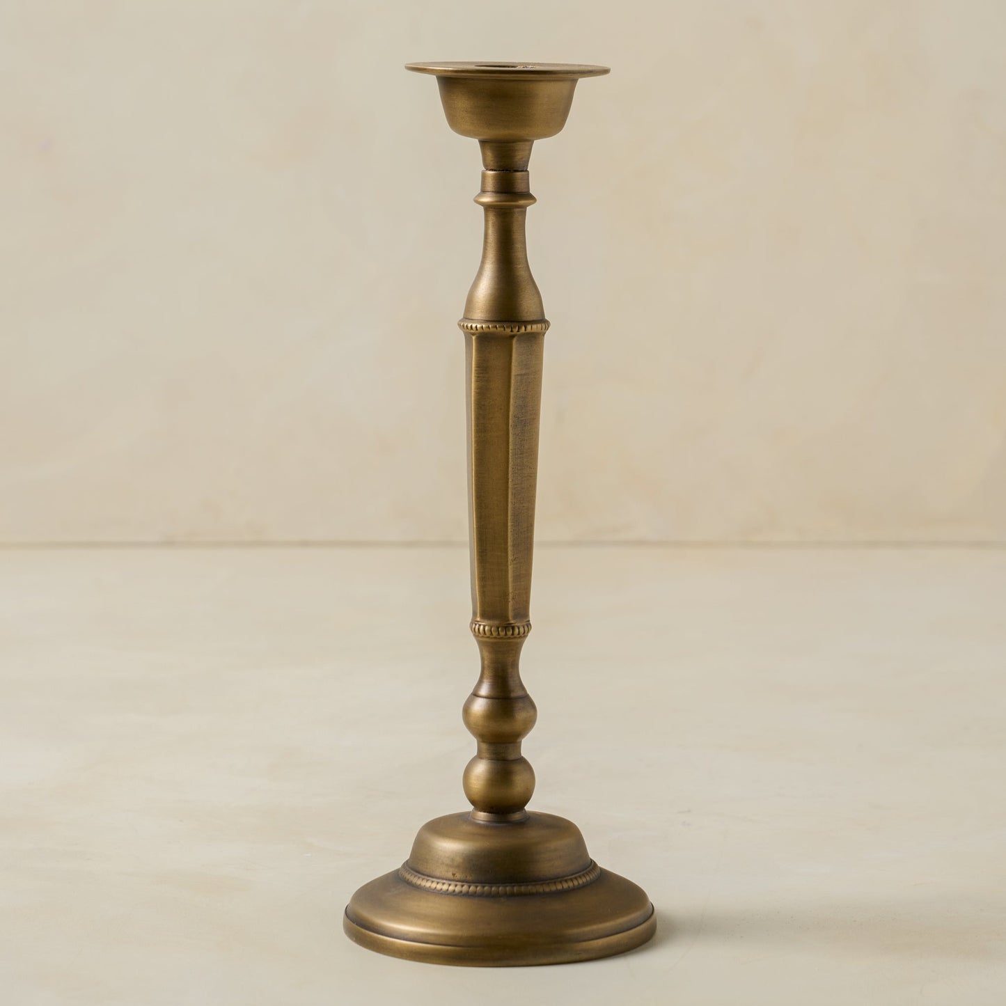 Anna Antique Brass Taper Holder