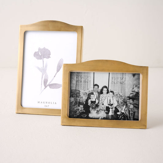 Beale Antique Brass Photo Frame