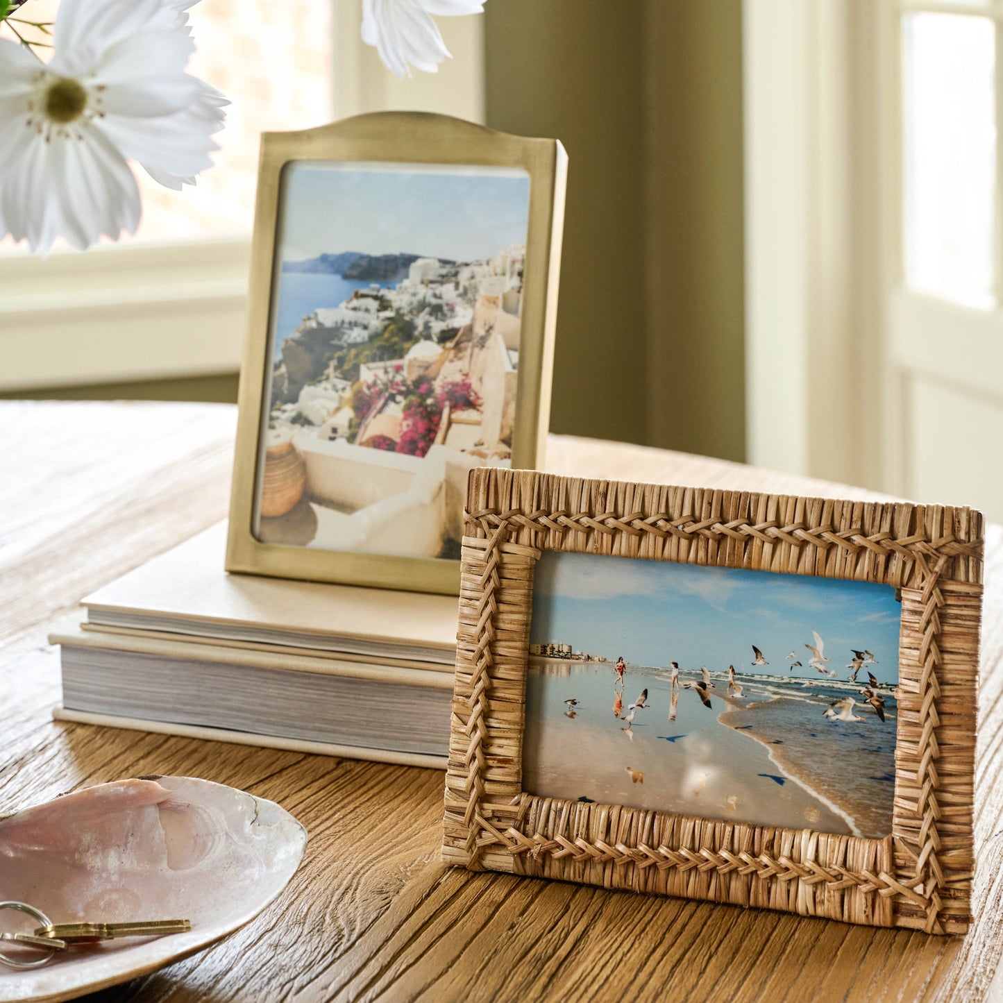 Beale Antique Brass Photo Frame