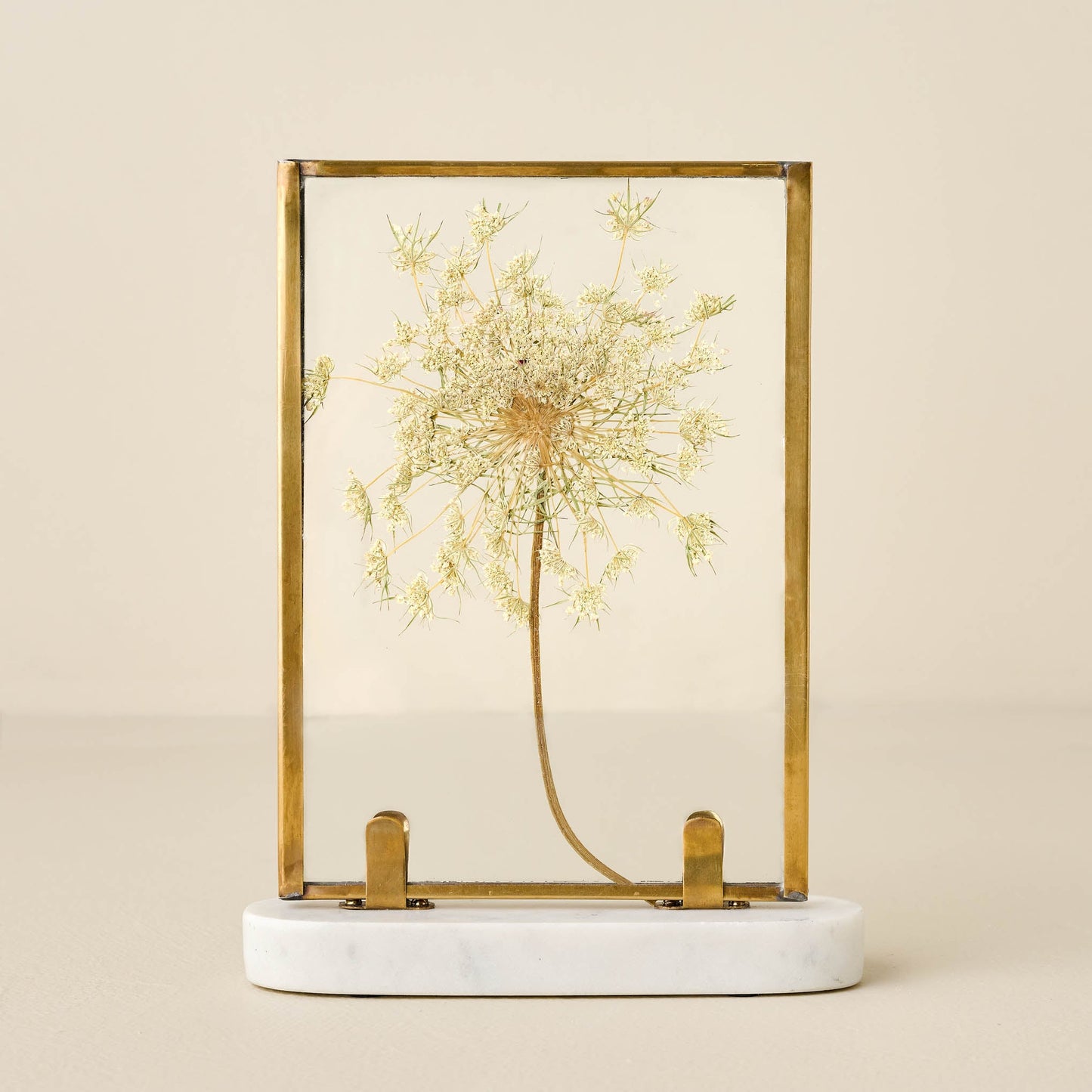 Antique Brass Bracket Photo Frame