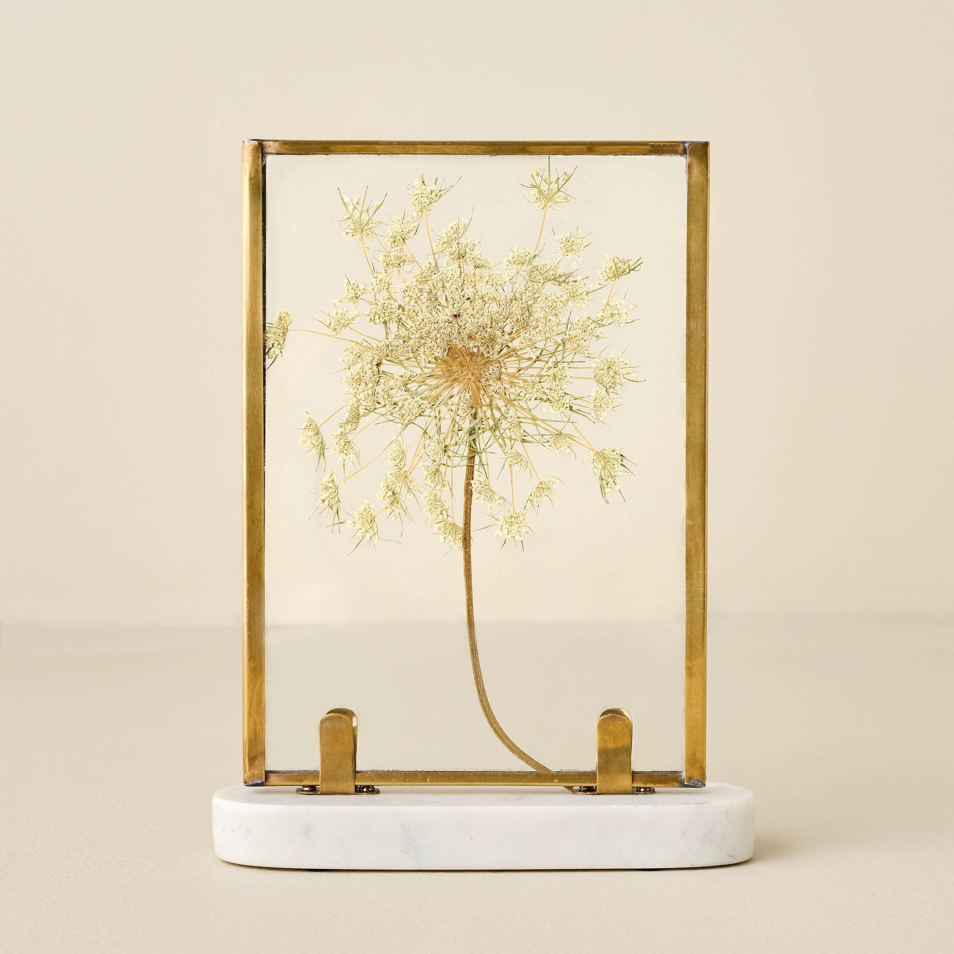 Antique Brass Bracket Photo Frame