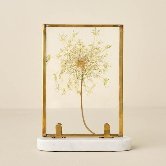 Antique Brass Bracket Photo Frame