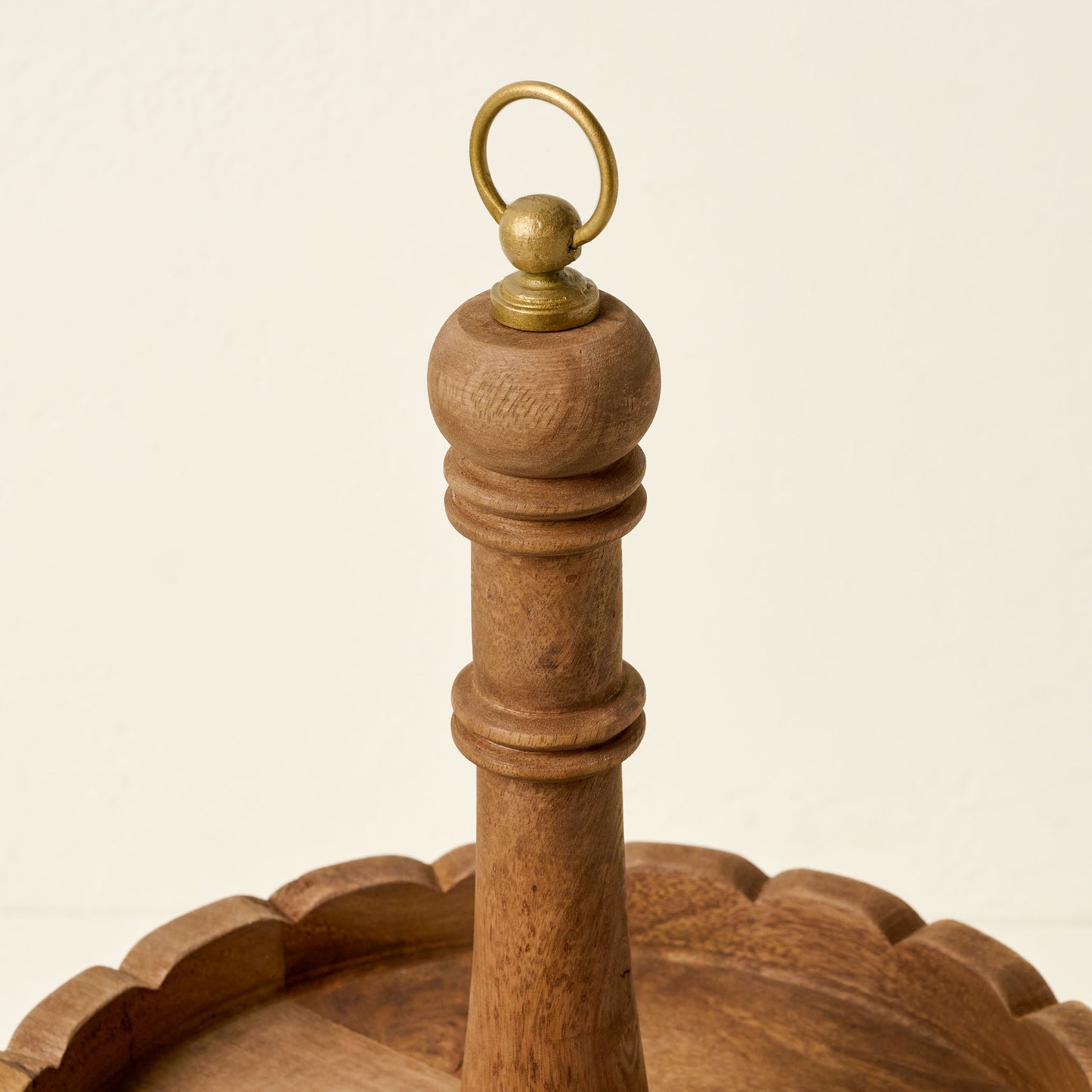 Antiqued Wood Tiered Riser