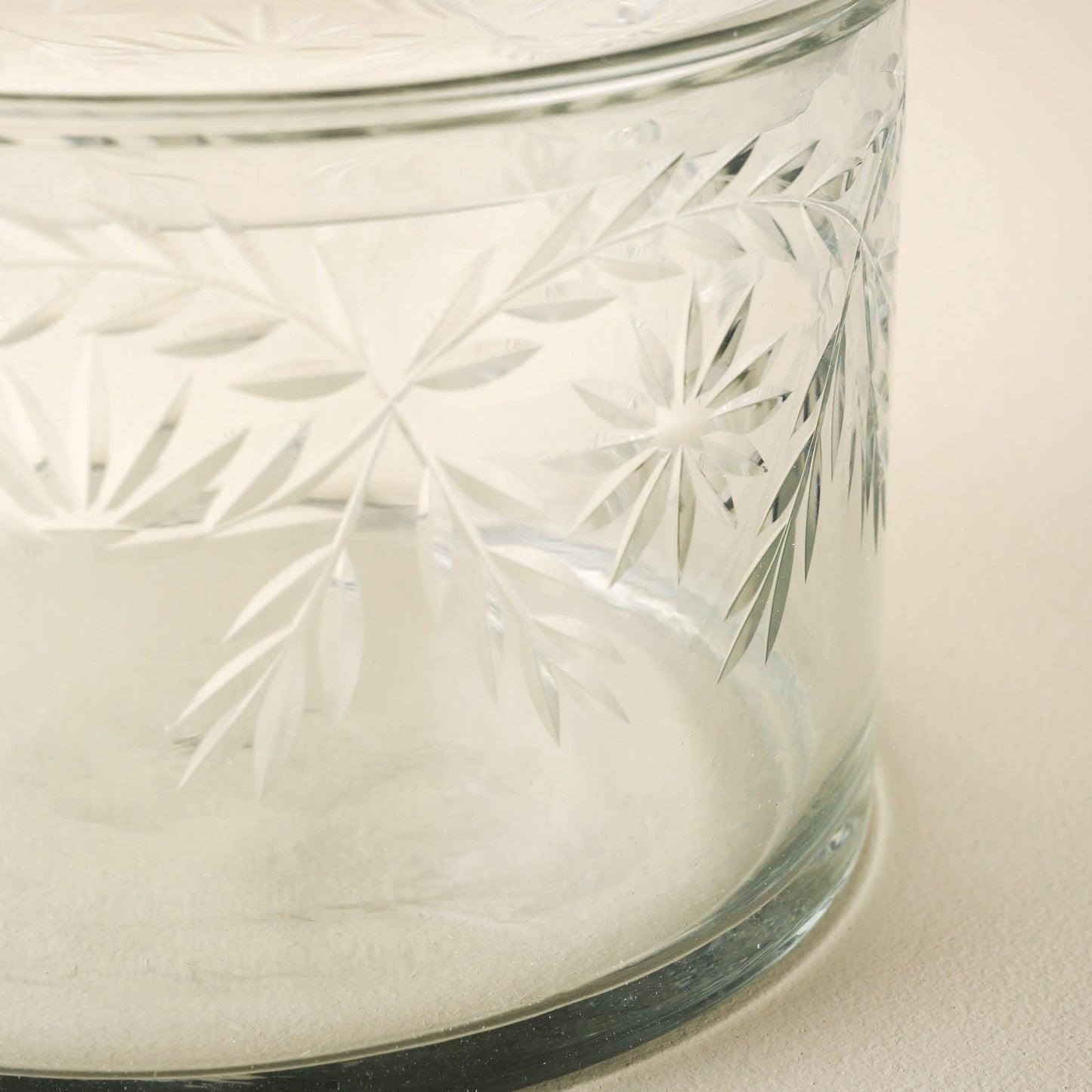 Vivian Cut Glass Canister