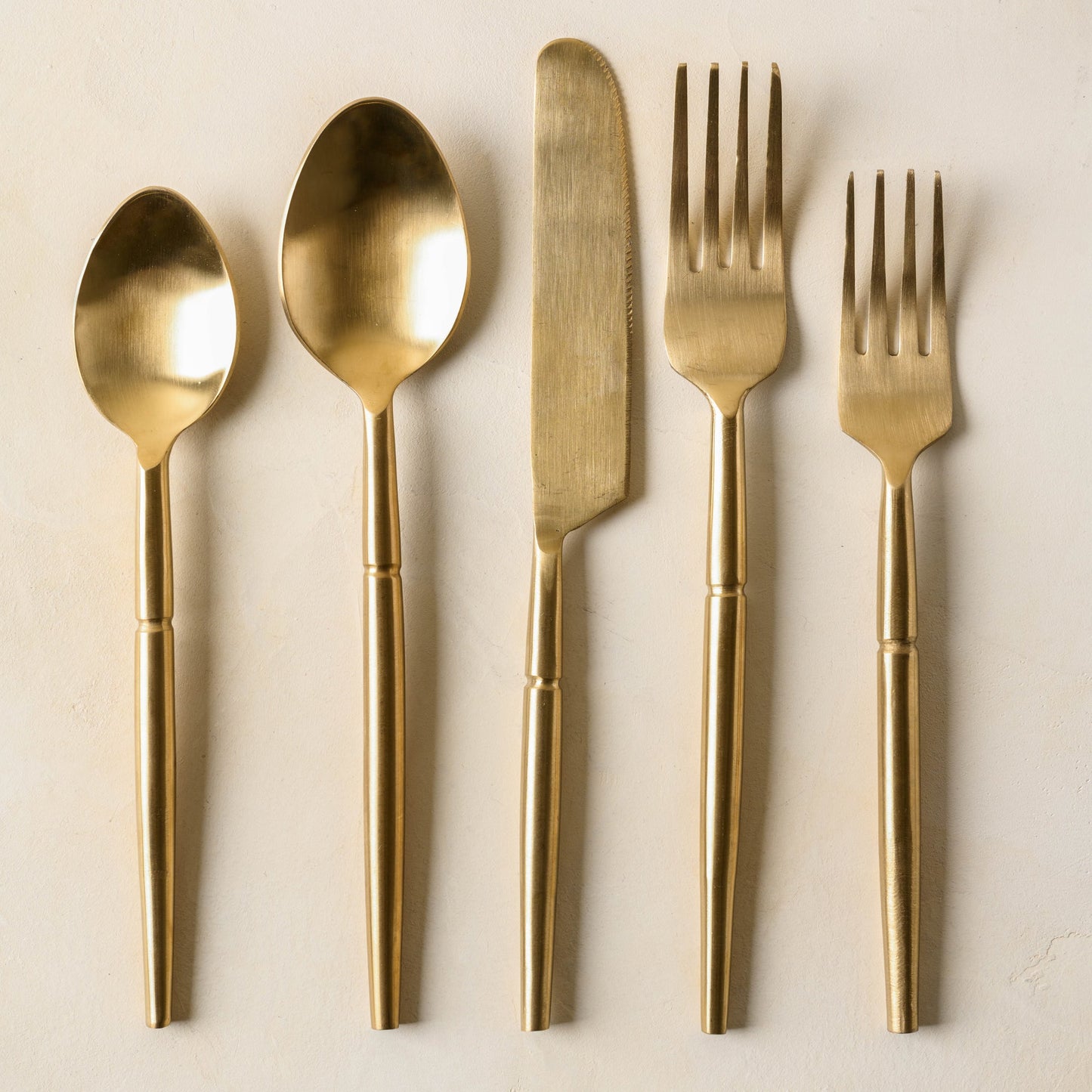Antique Gold Flatware (Set of 5)