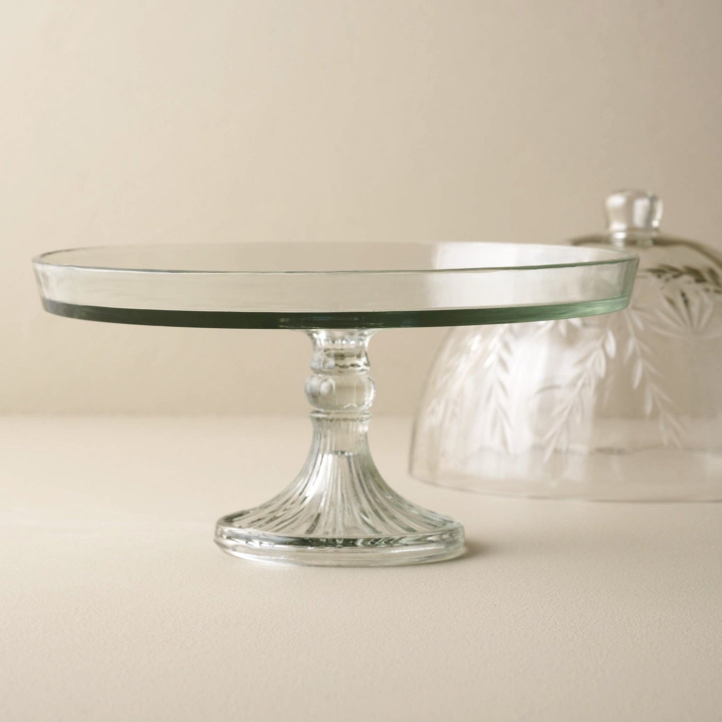 Vivian Cut Glass Cake Stand