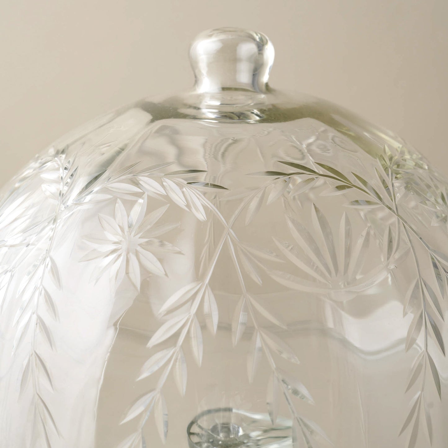 Vivian Cut Glass Cake Stand