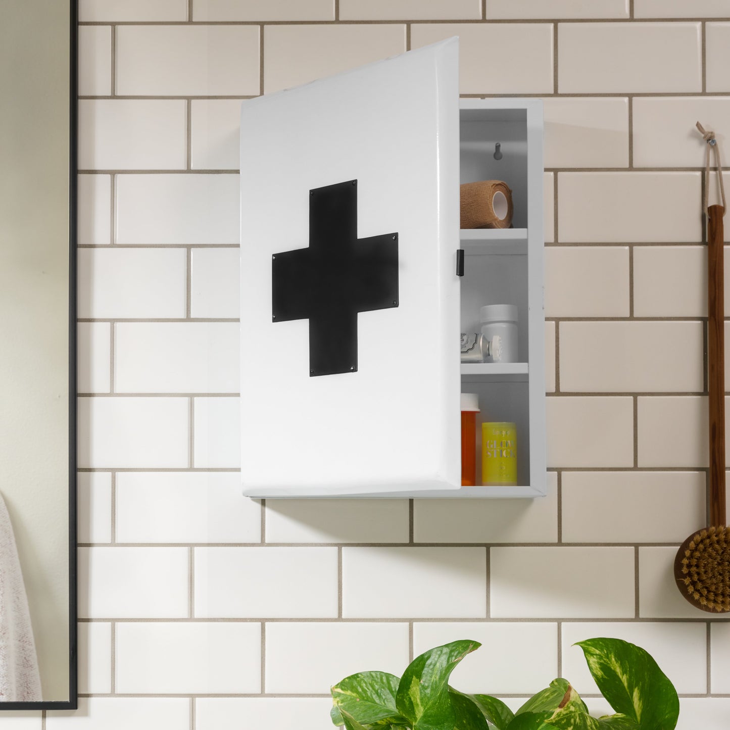 Black and White Large First Aid Kit