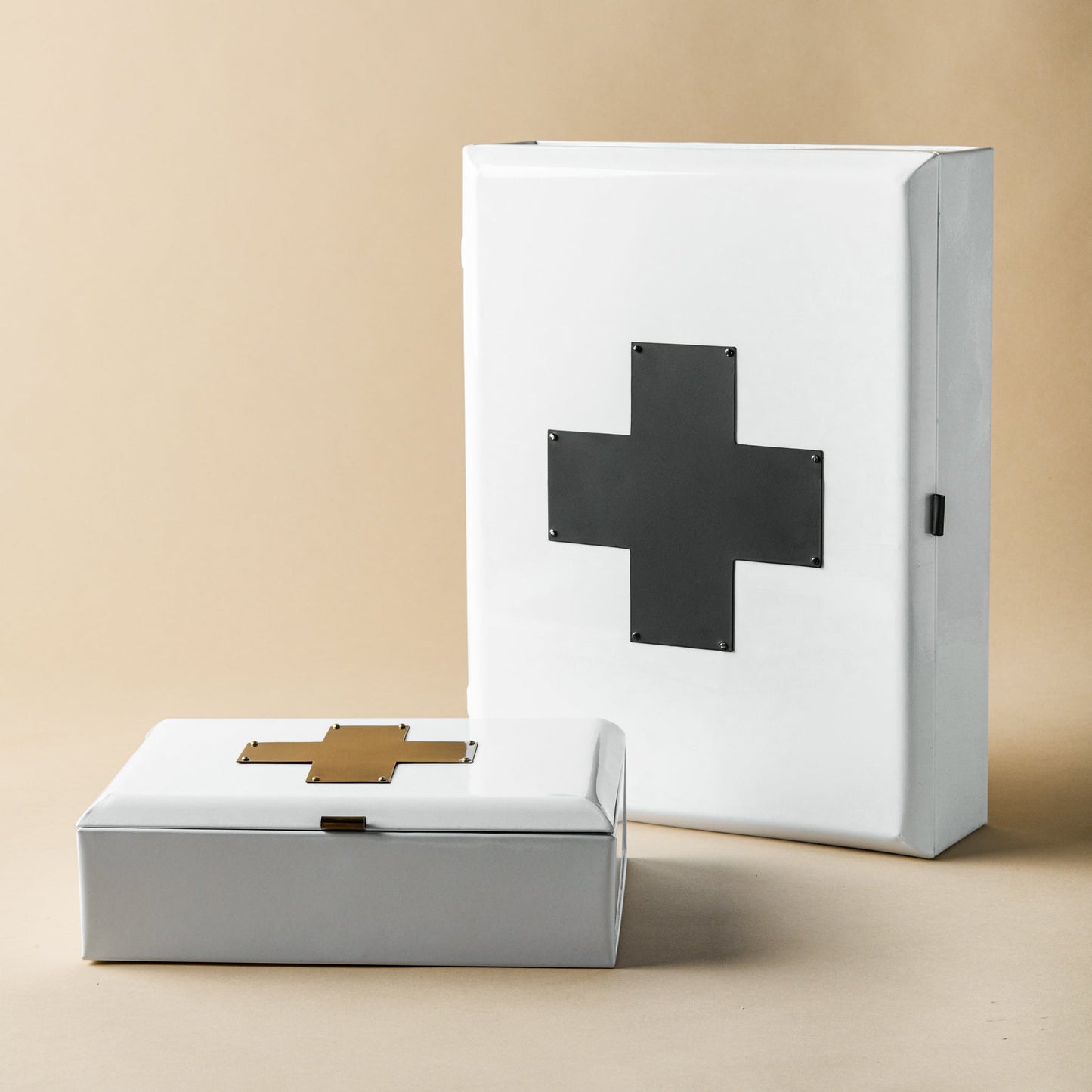 Black and White Large First Aid Kit