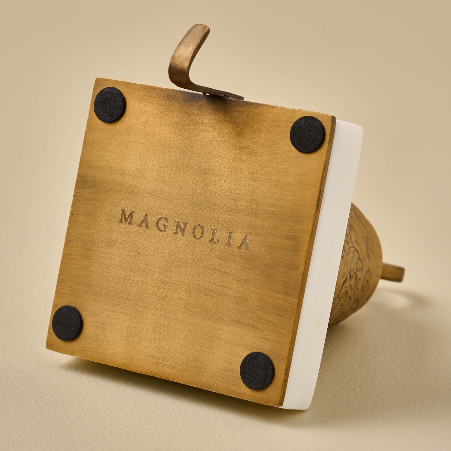 Antiqued Bell Stocking Holder