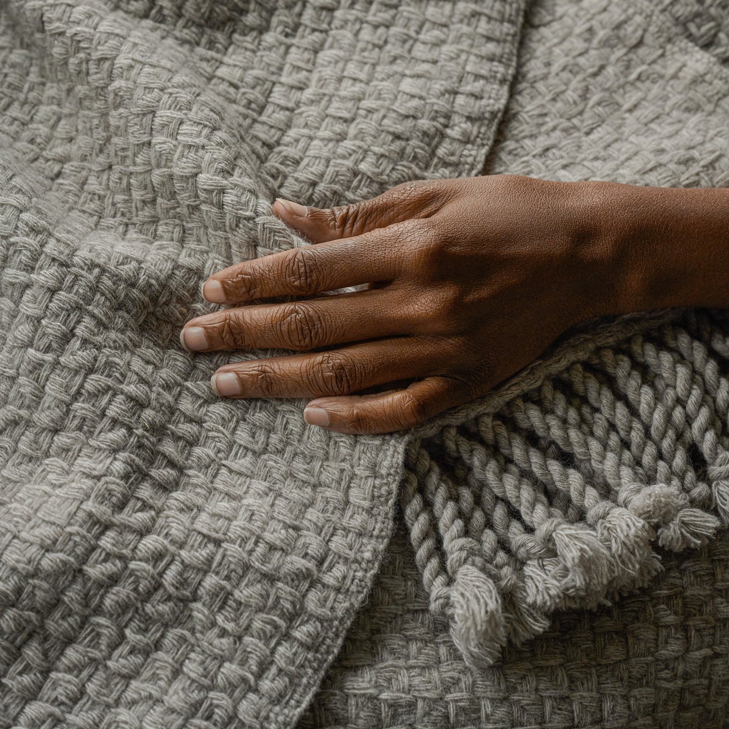 Basketweave Throw