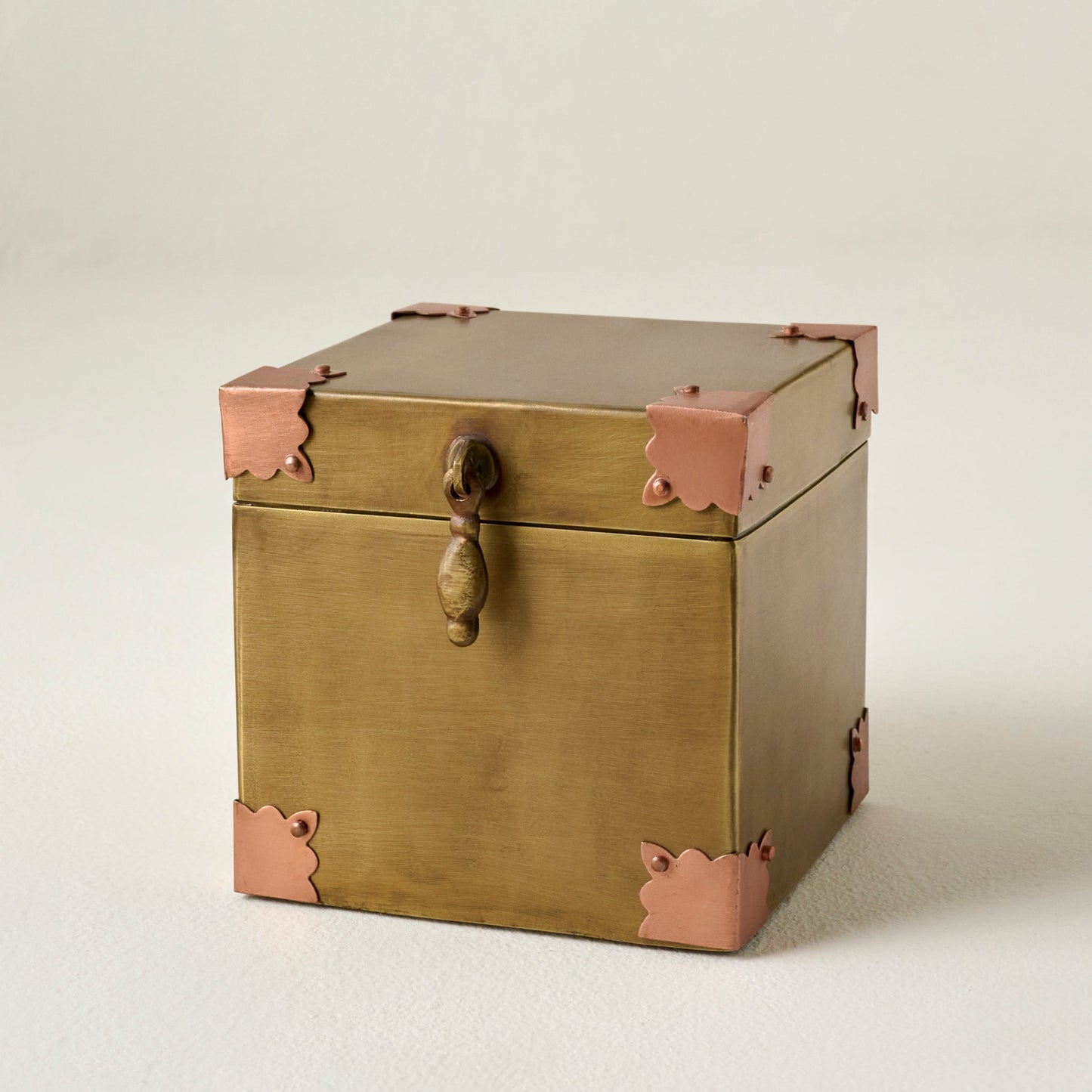 Brass and Copper Decorative Box