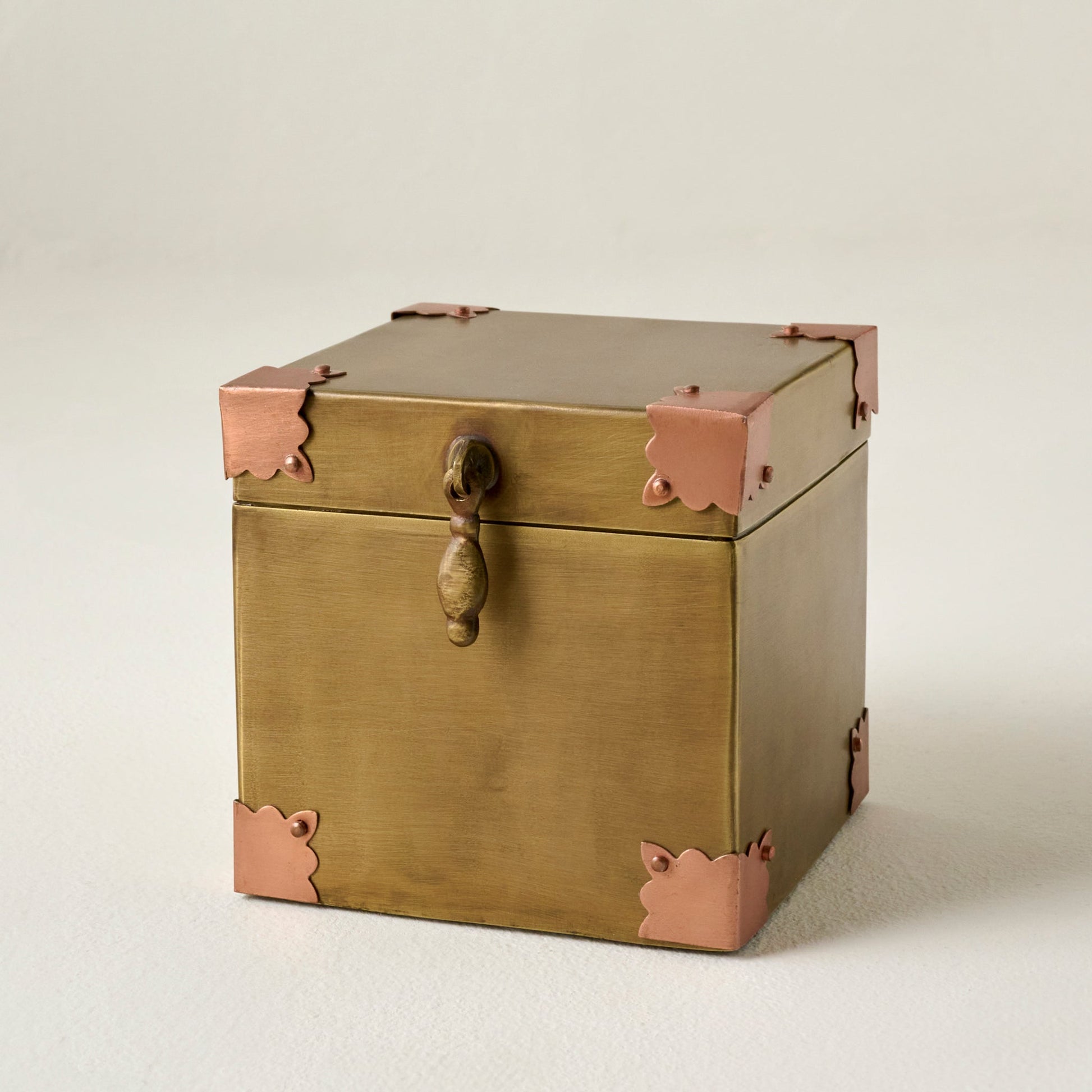 Brass and Copper Decorative Box