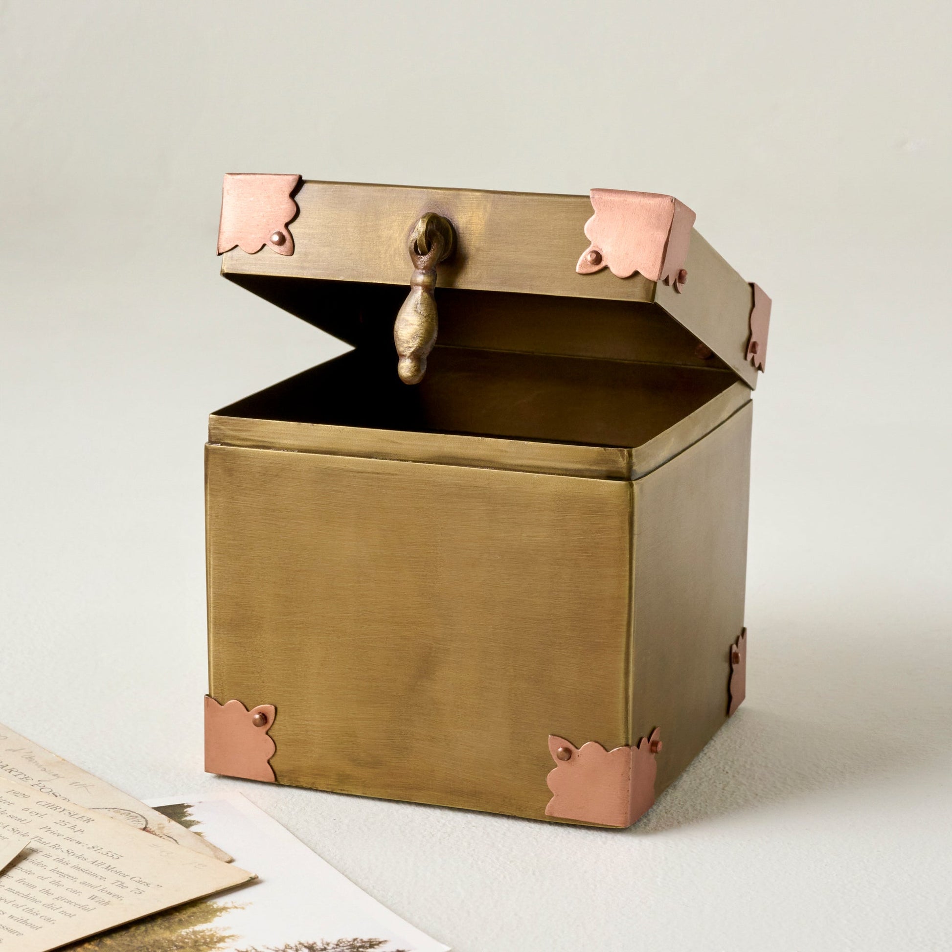 Brass and Copper Decorative Box