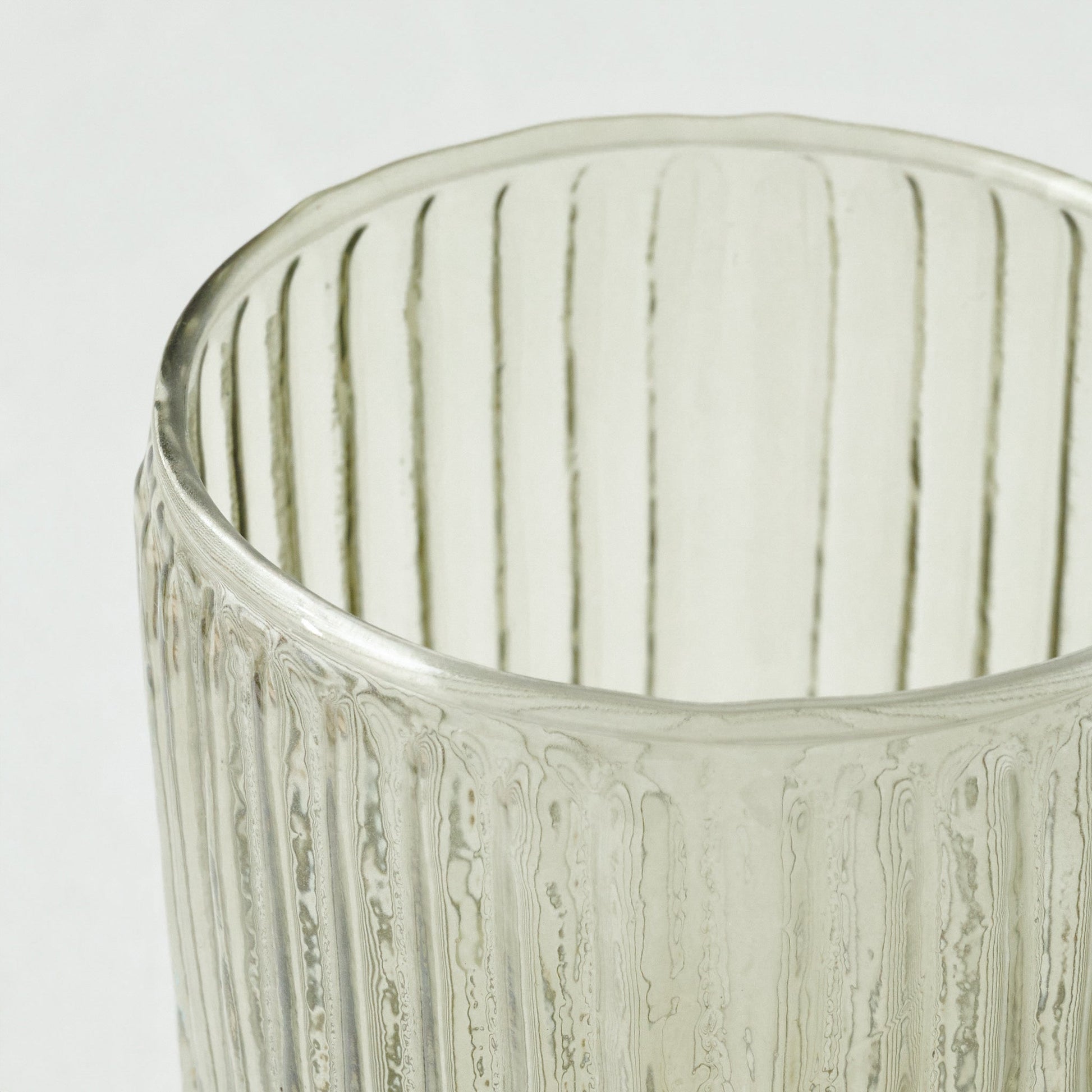 Arlo Ribbed Glass Container