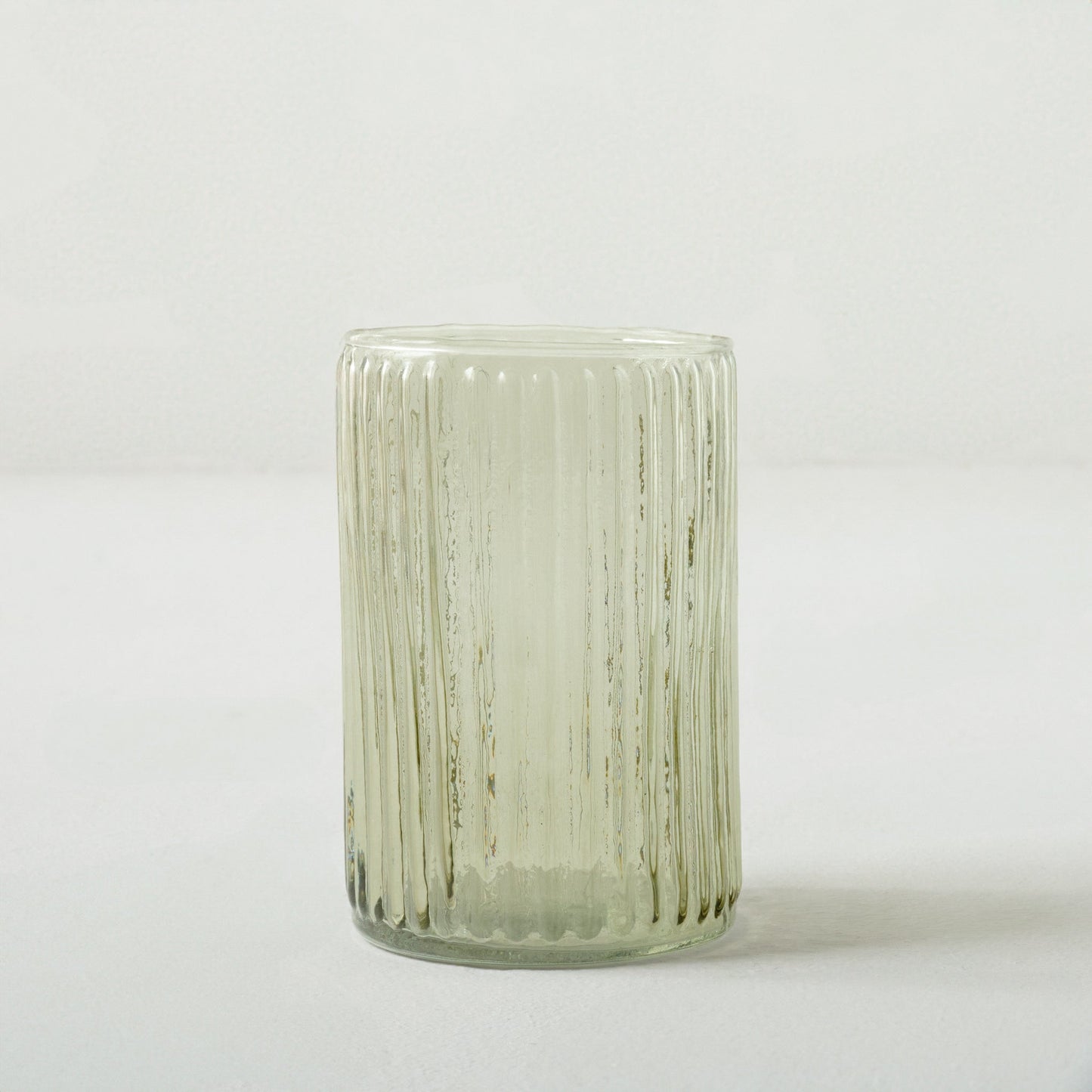 Arlo Ribbed Glass Container