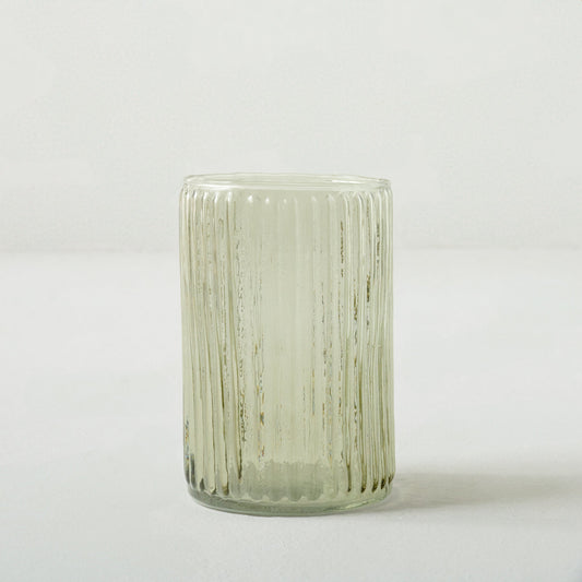 Arlo Ribbed Glass Container